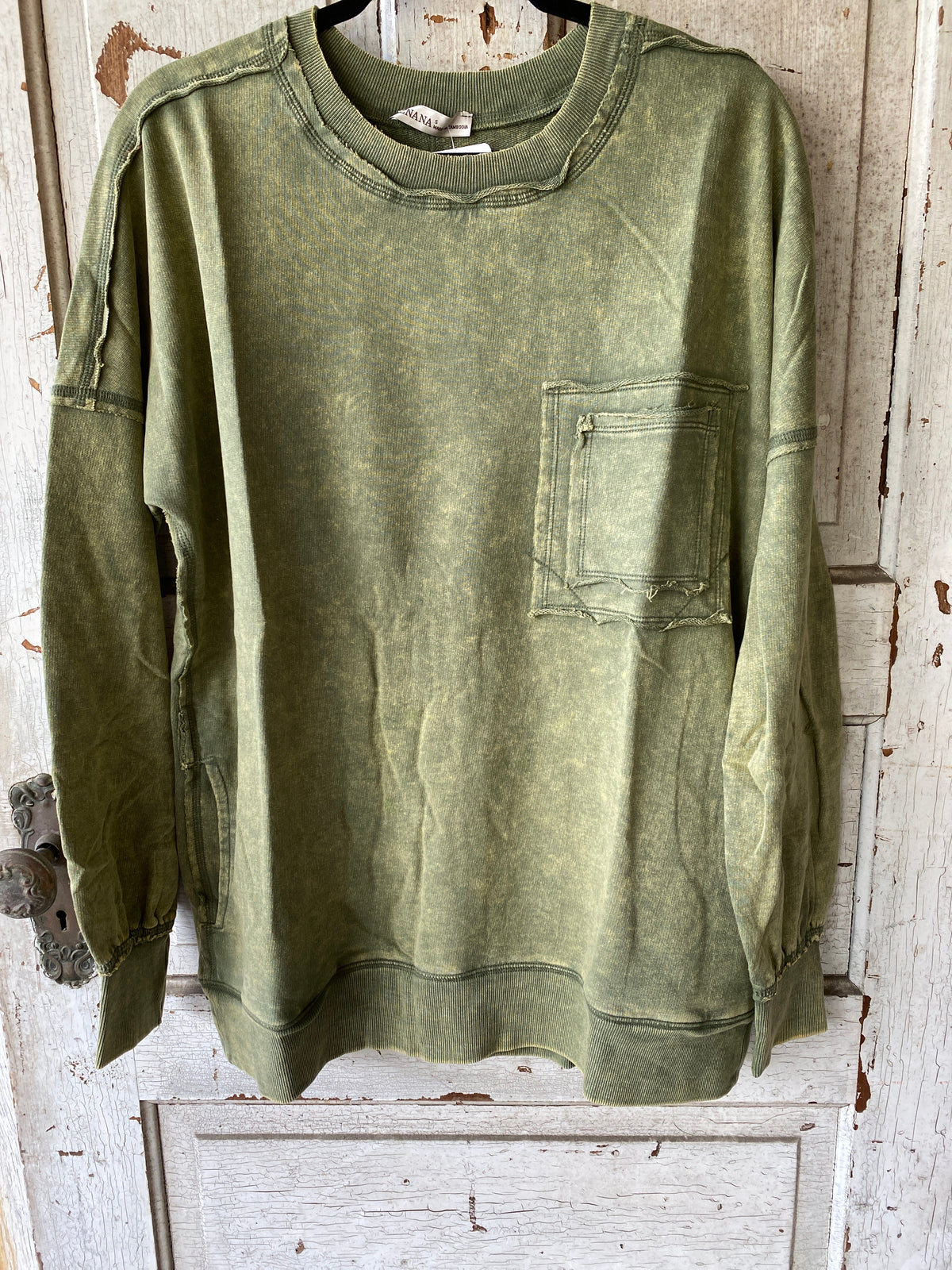 Mineral Washed Crewneck Sweatshirt