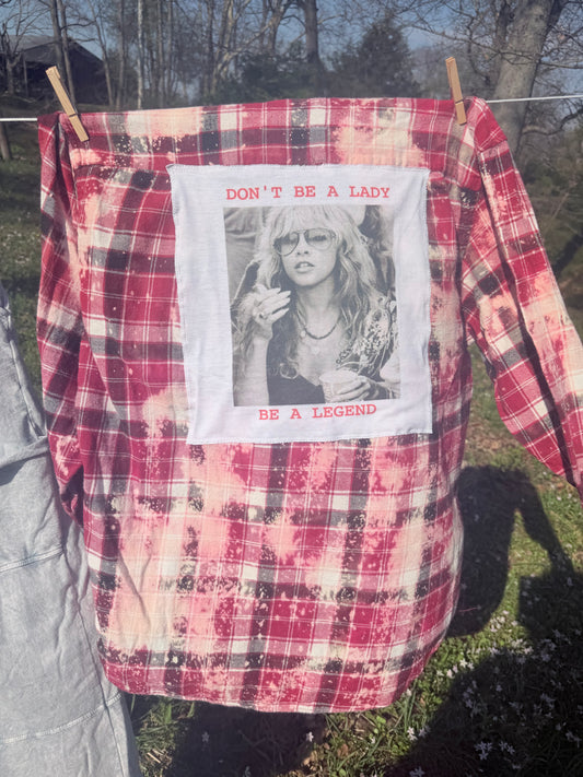 Distressed Flannel- Stevie