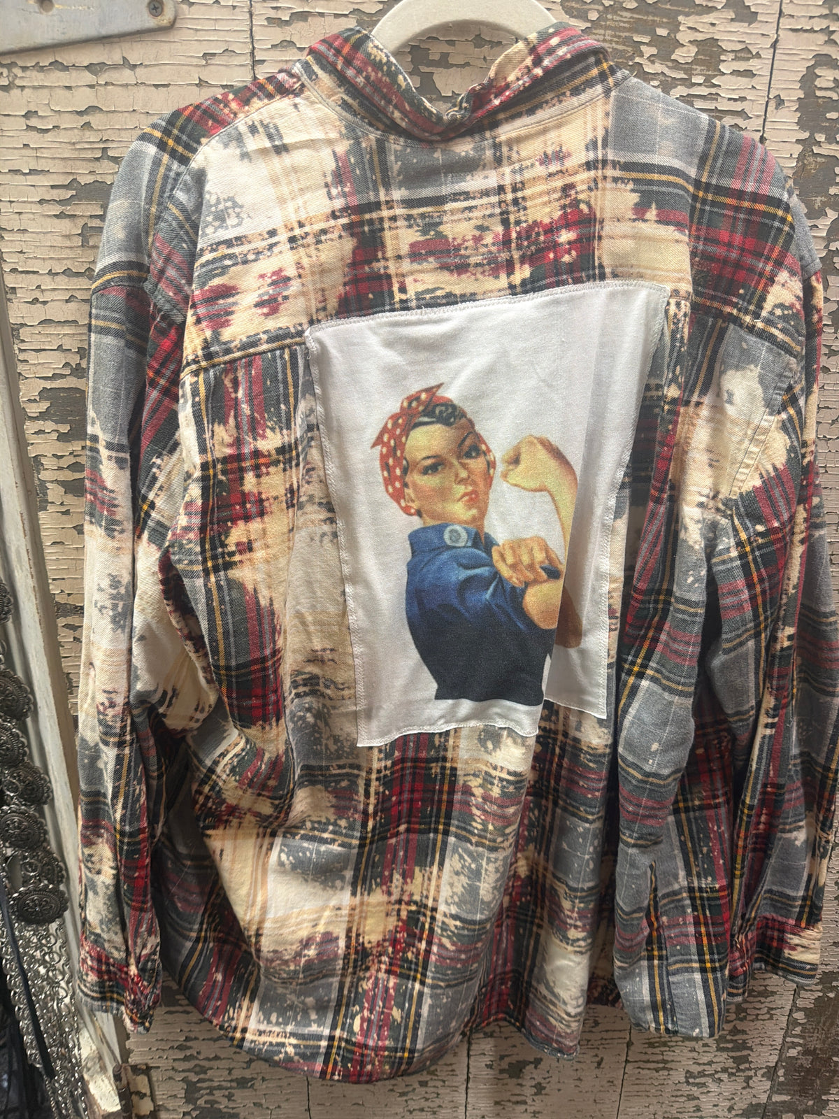 Distressed Flannel- Rosie