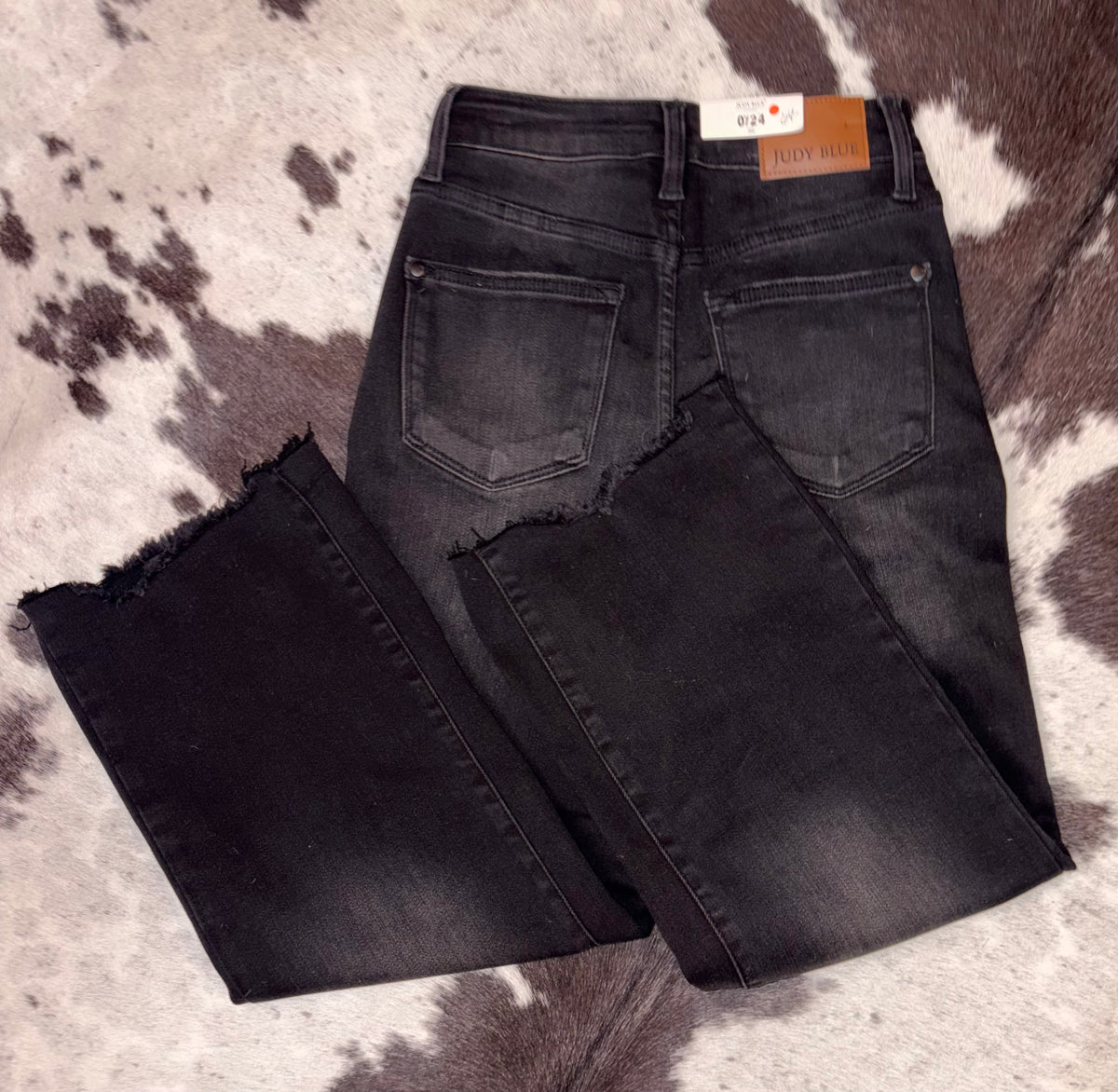 Wide Crop Black JeansFINAL SALE