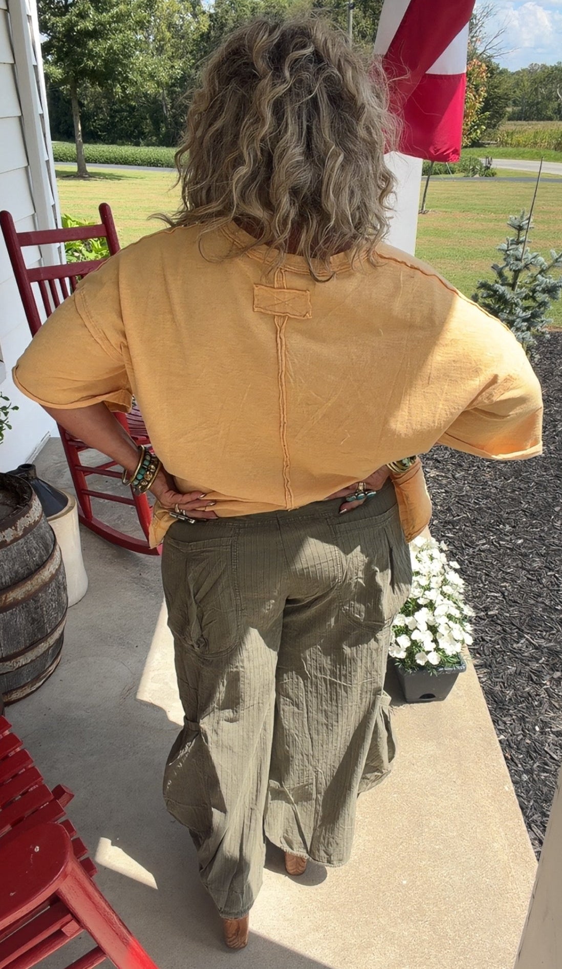 Olive Rebel Cargo Pants