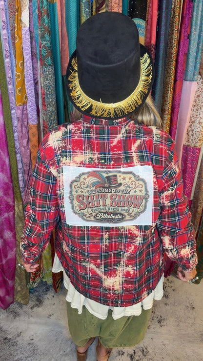BtheBestU Flannel - Shit Show