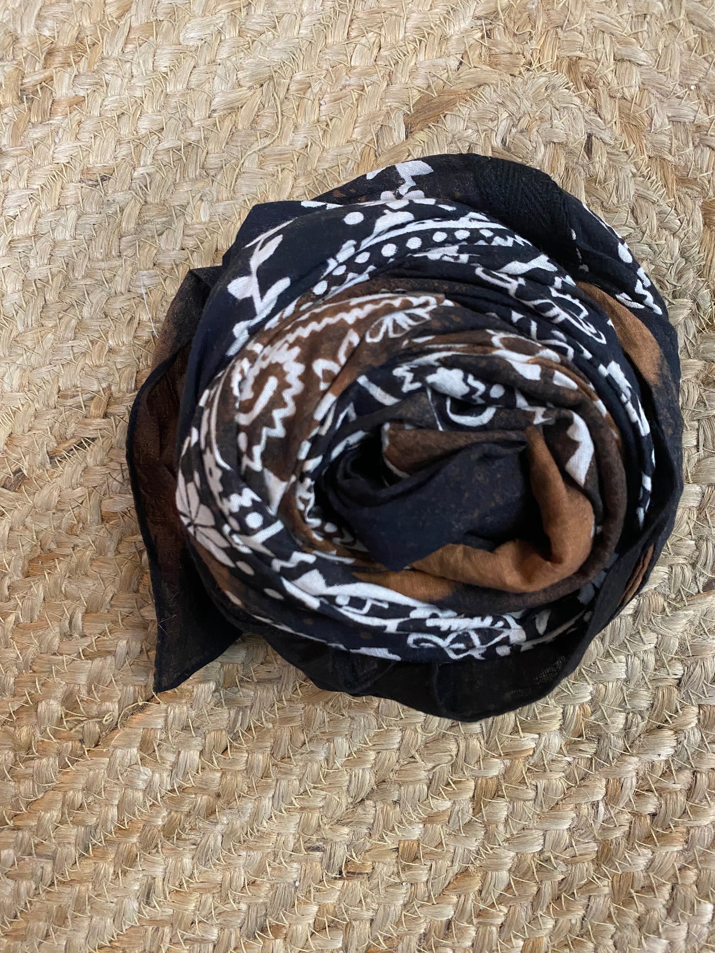 Oversized Bandana -Distressed