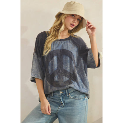 VINTAGE PEACE PATCH TEE