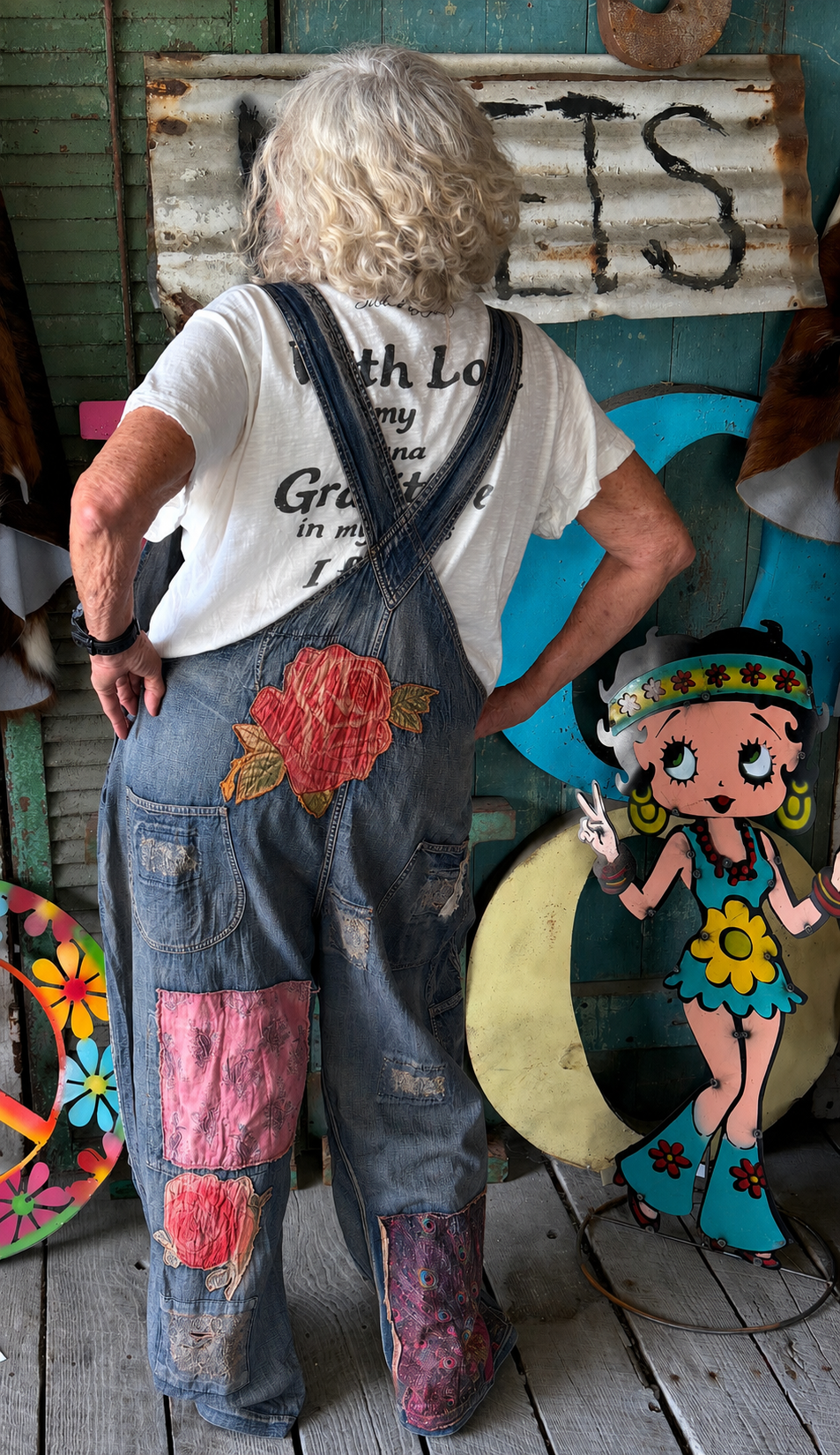 Sun Faded Trail Overalls - LOVE