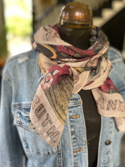 Friendship Love & Truth Bohemian Scarf