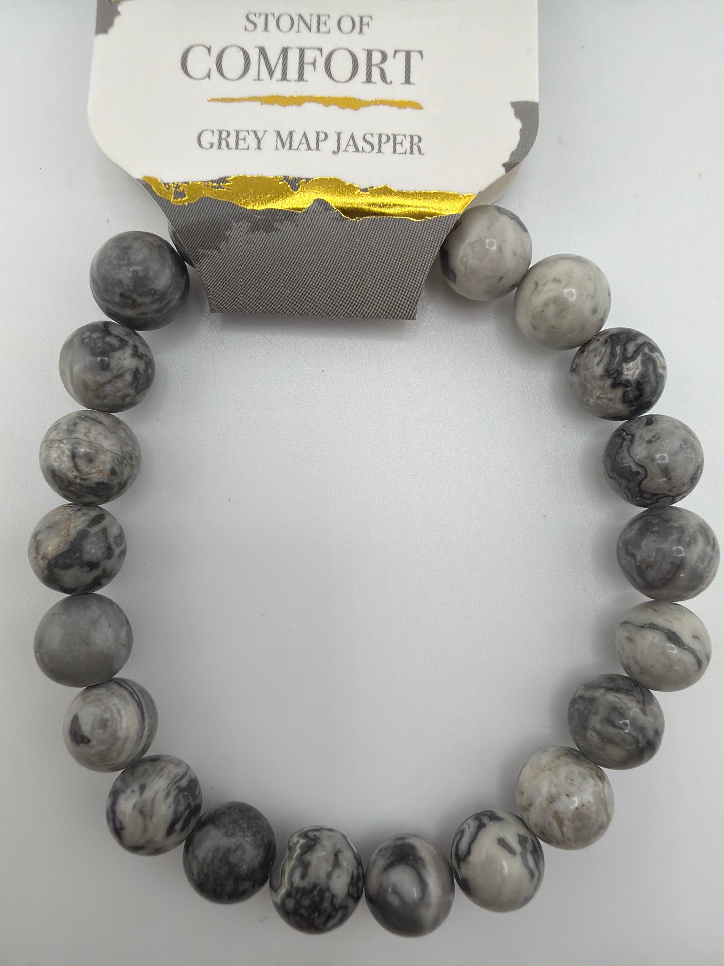 Gemstone Energy Bead Stretch Bracelets 8mm