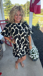 Abstract Dress Mini Dress