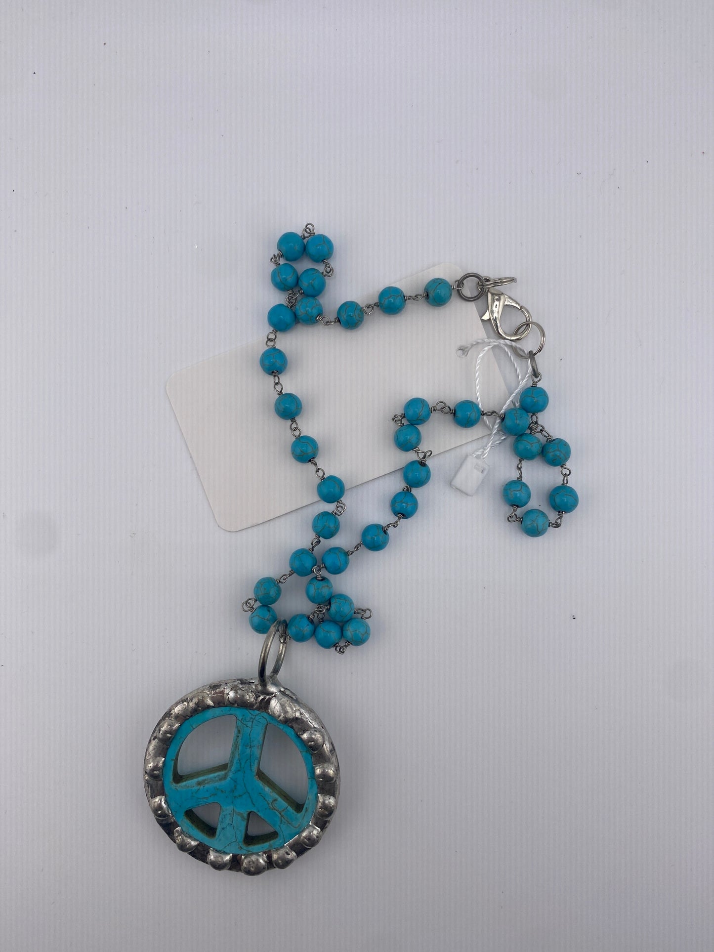 Turquoise Mesa Peace Necklace FINAL SALE