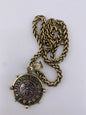 Bee Coin with crystal Necklace FINAL SALE