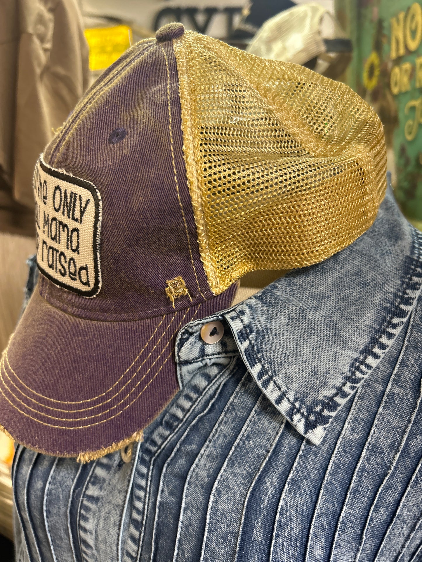 Hell mama raised- Ball Cap