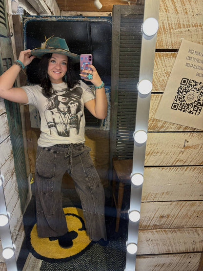 Turquoise Cowgirl-Tshirt