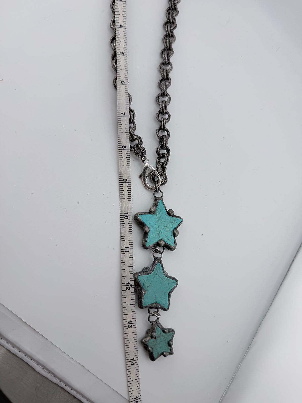 Turquoise Star Drop Necklace FINAL SALE