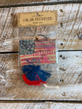 Air Freshener Navy American Flag