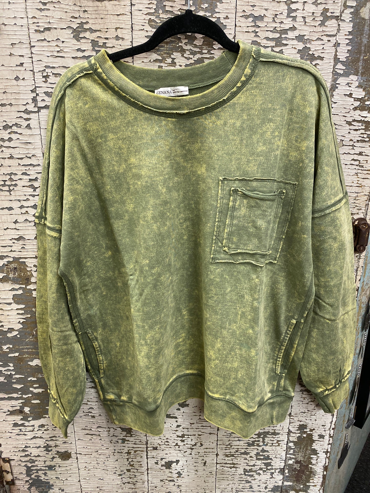 Mineral Washed Crewneck Sweatshirt