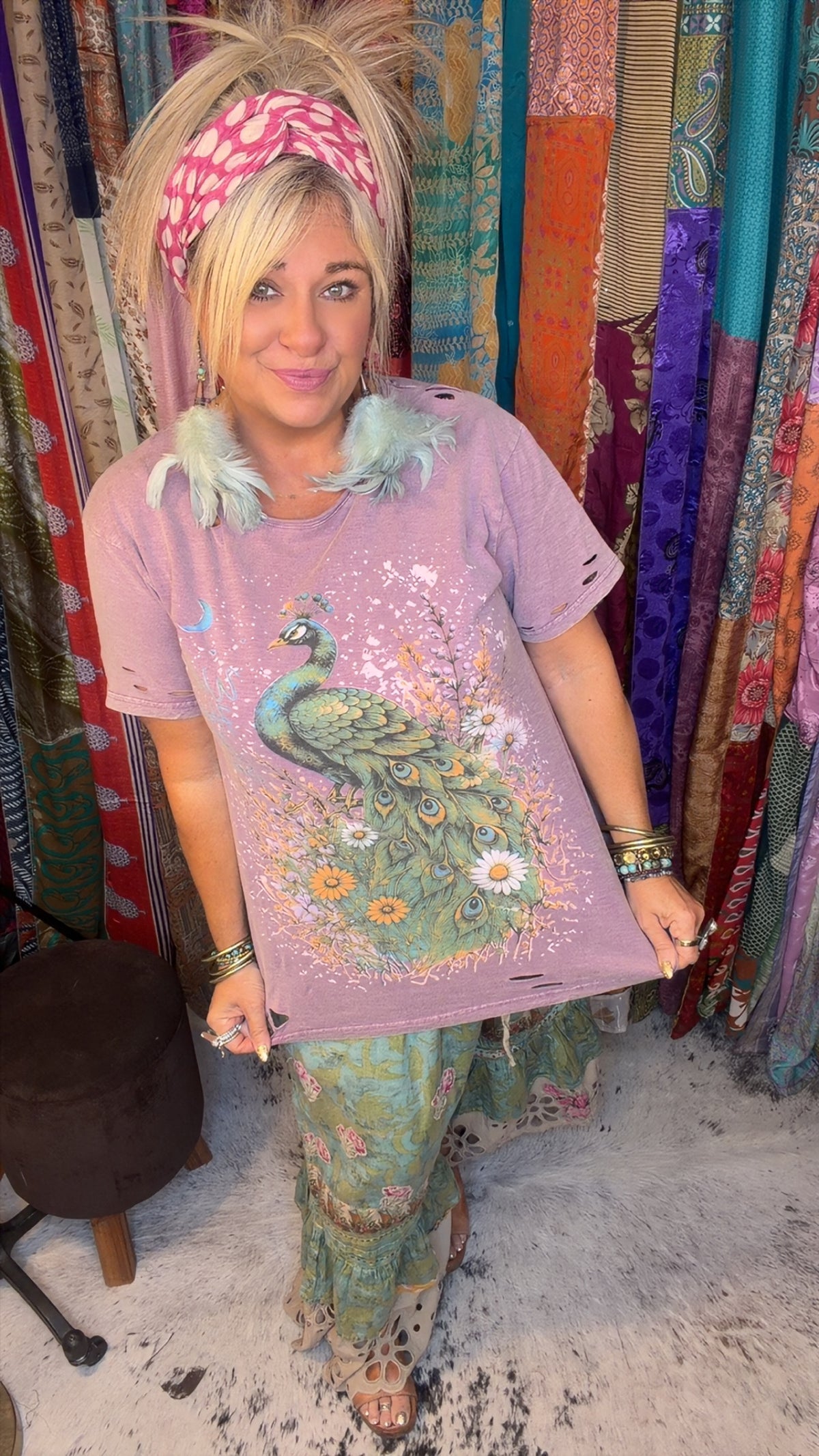 Soft Journey Tee - Royal Feather