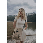 U.S.A. Vintage-Look Shoulder Bag