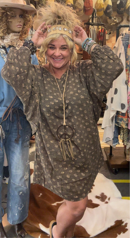 Daytime Dreamer Tunic - Chocolate