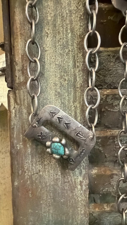 Turquoise Navajos Initials FINAL SALE