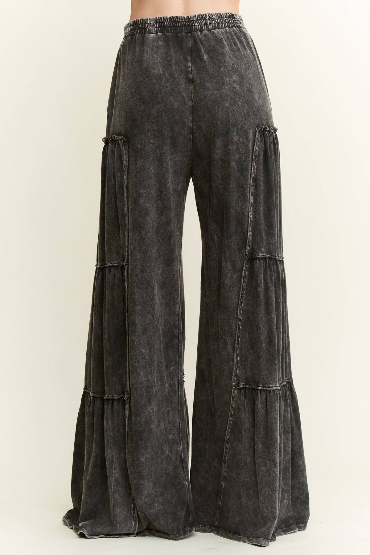 Boho Pants -  Tiered Wide Leg Pants