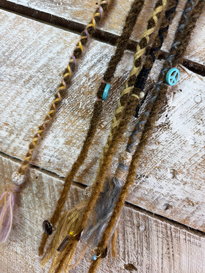 Dreads- Ponytail Brown Sugar FINAL SALE