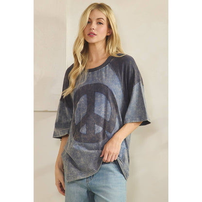 VINTAGE PEACE PATCH TEE