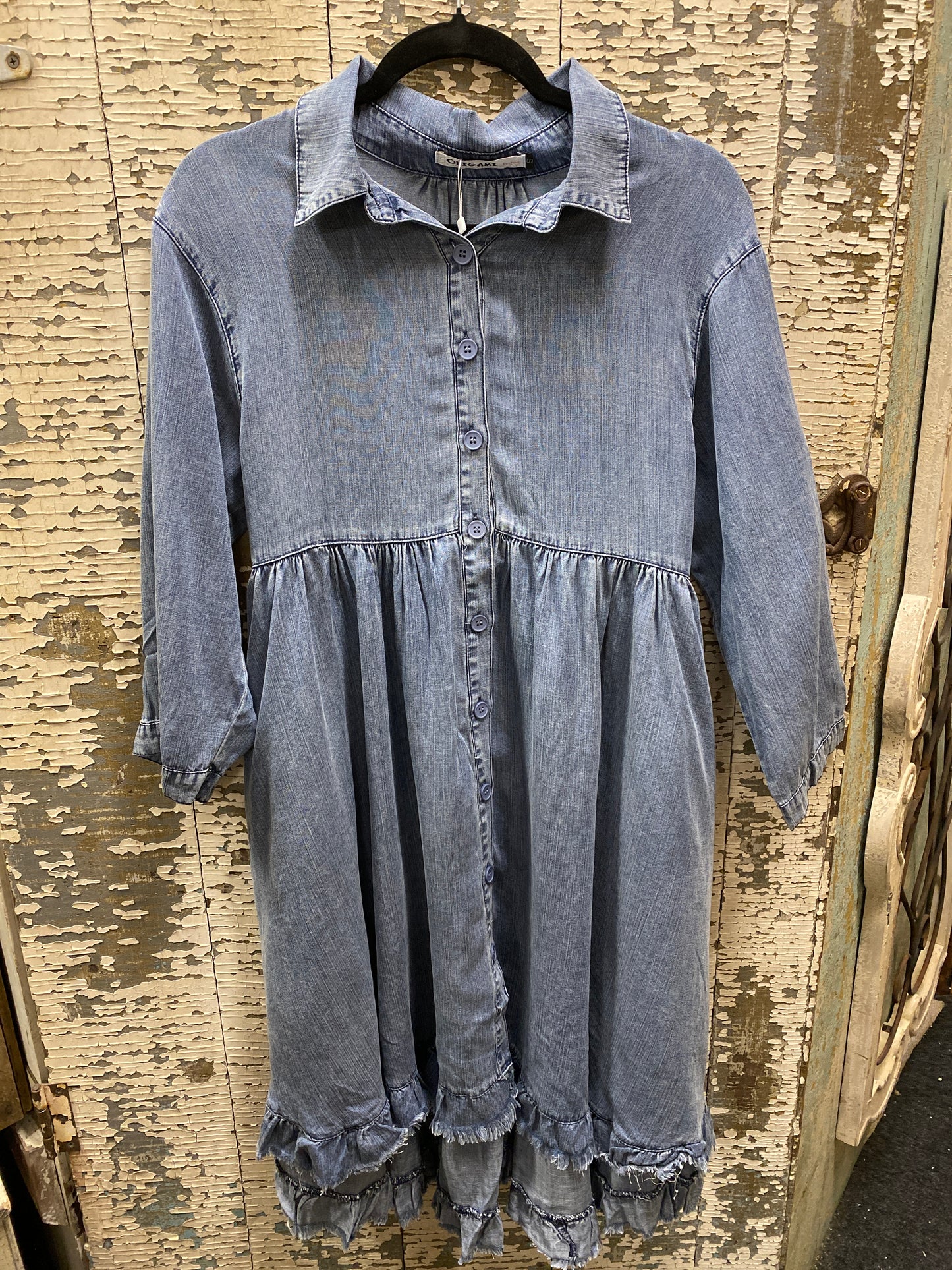 Chambray Flowy Dress