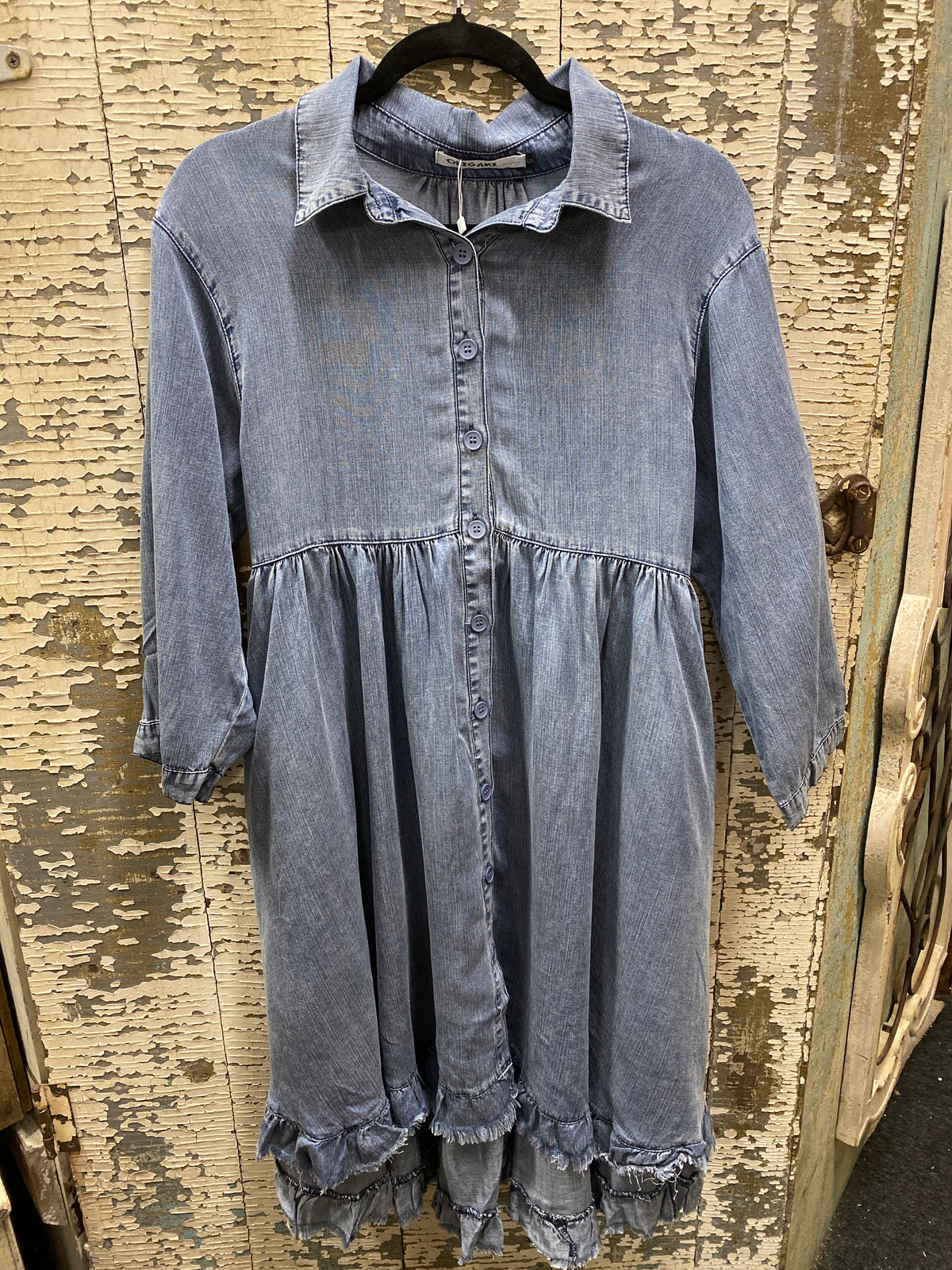 Chambray Flowy Dress