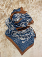 Wild Rag - Navy/Brown Silk