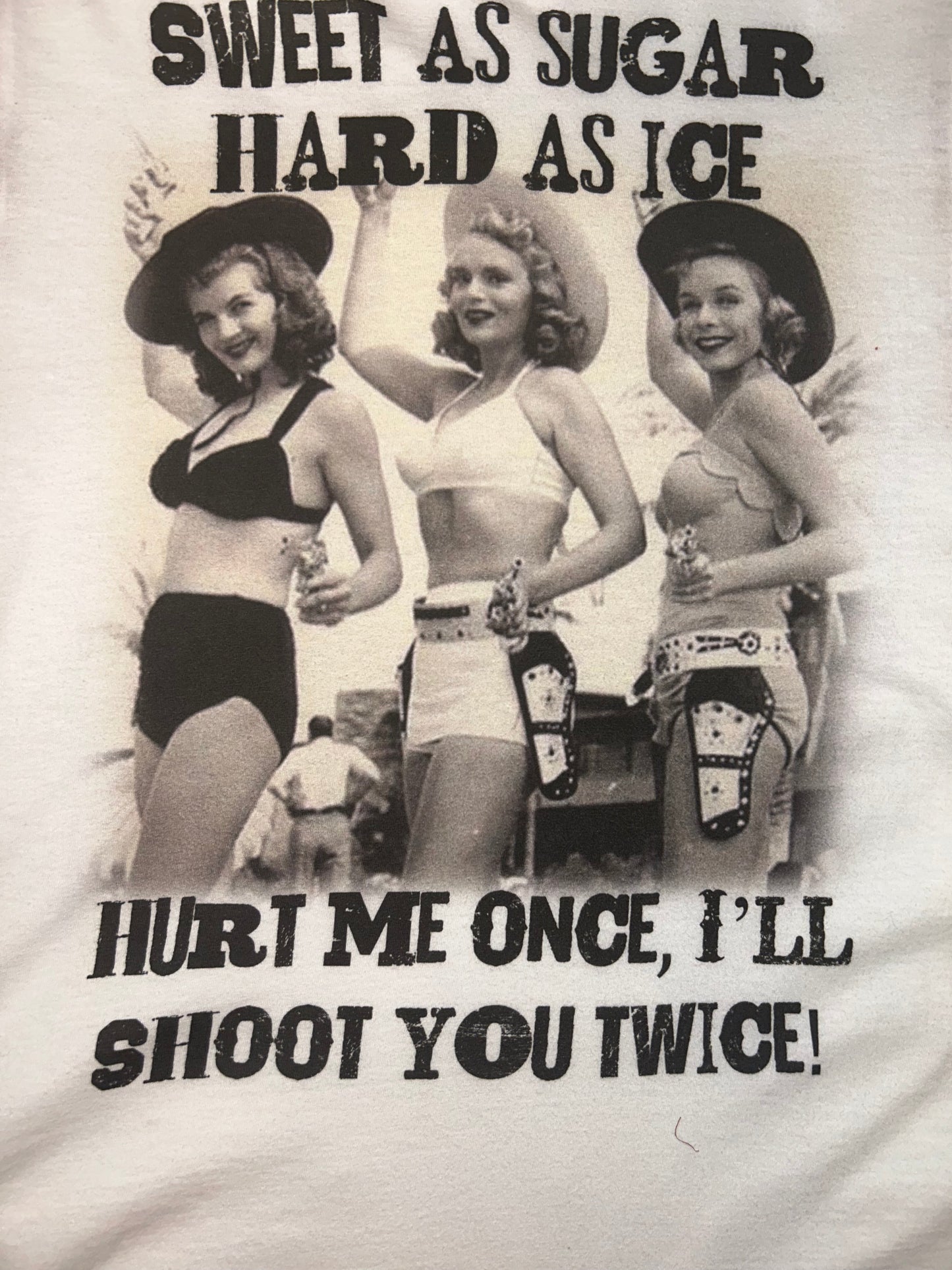 Sweet as sugar Kantha Poncho Tee