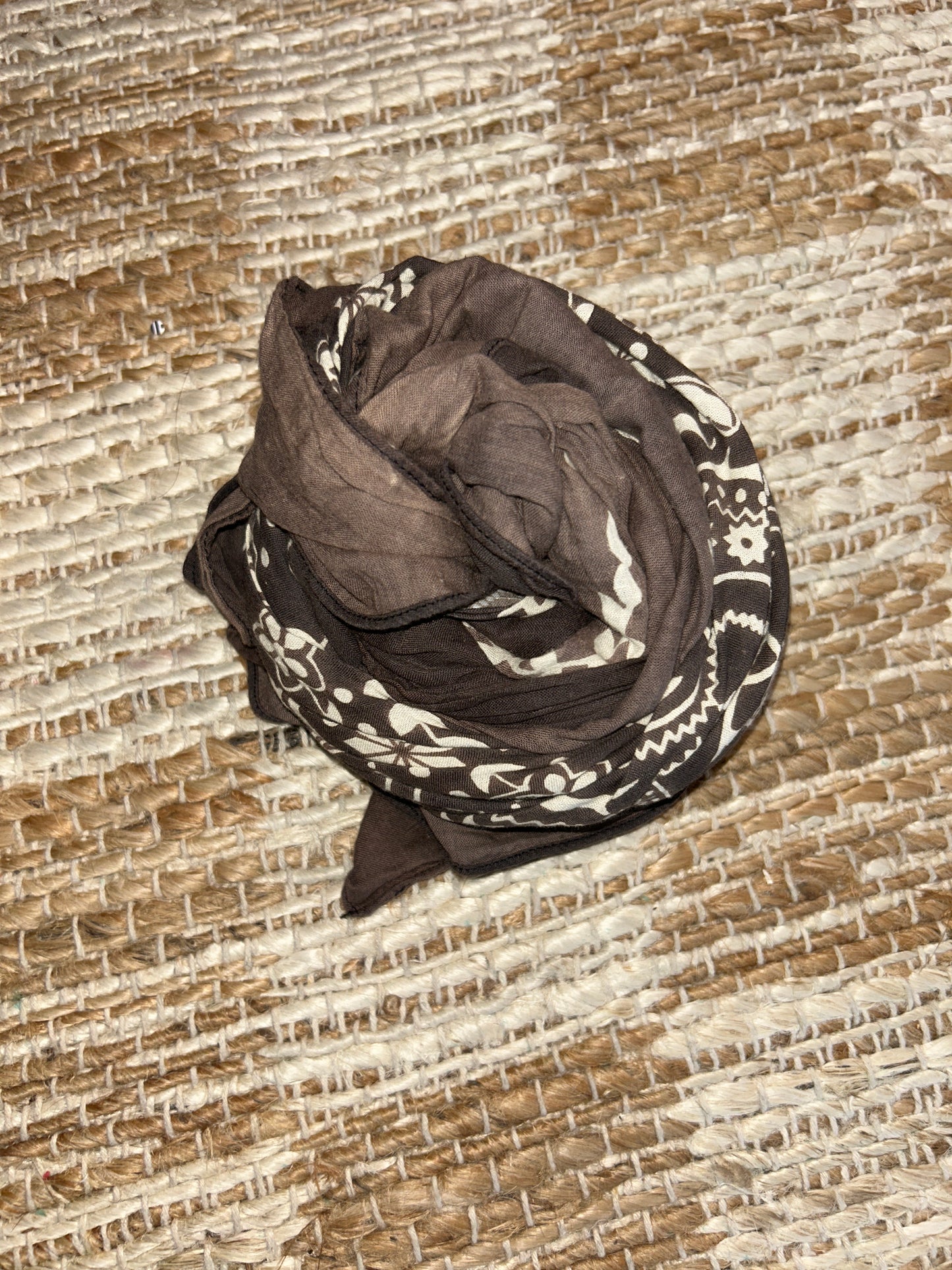 Oversized Bandana -Distressed