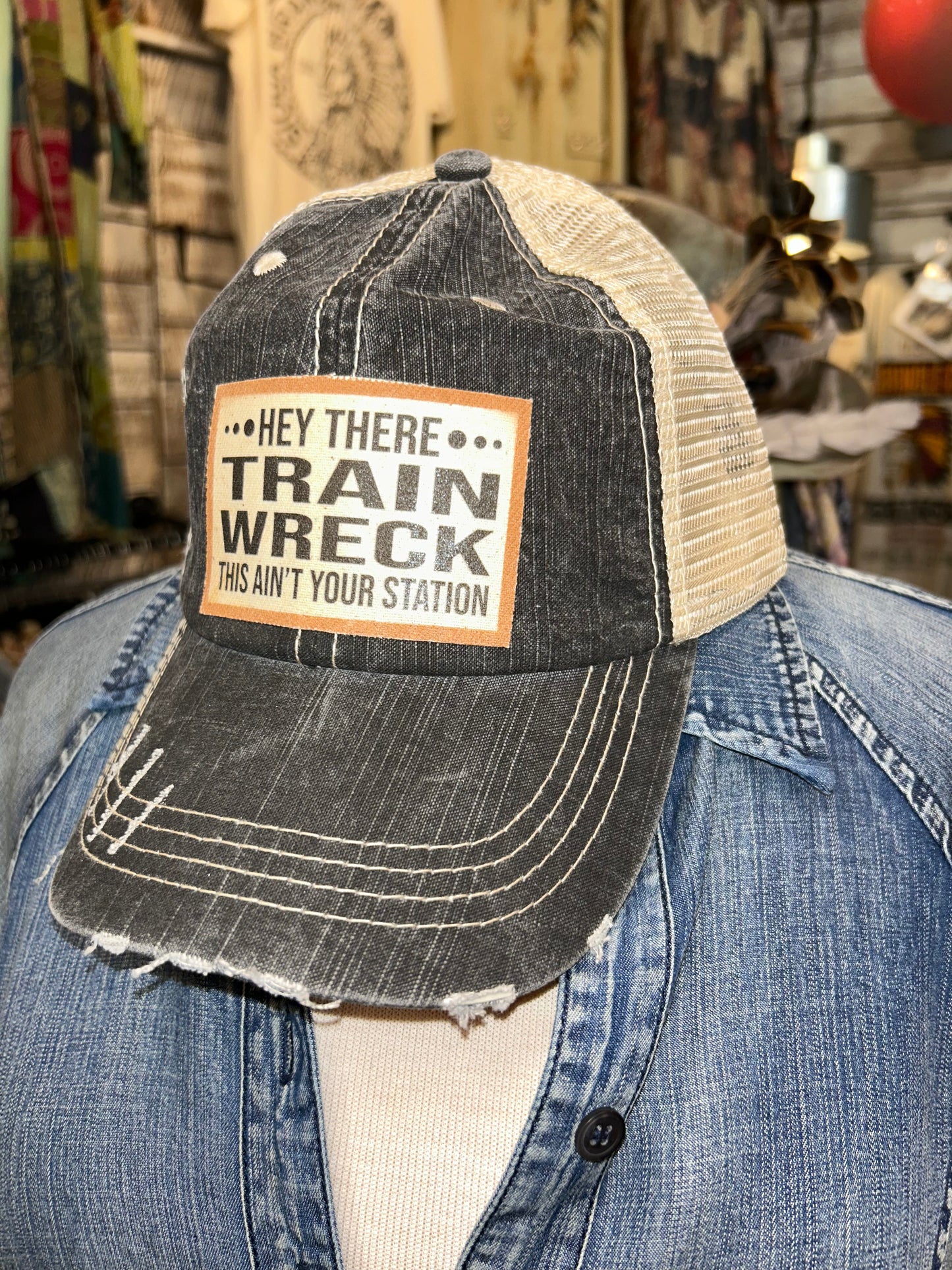 Train Wreck- Ball Cap