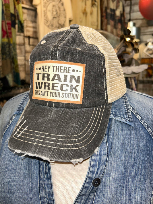 Train Wreck- Ball Cap