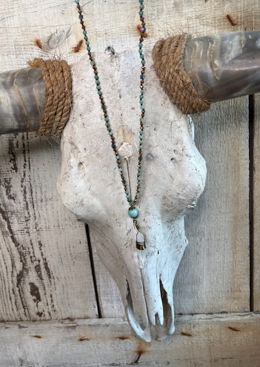 Suri Necklace in Amazonite FINA LSALE