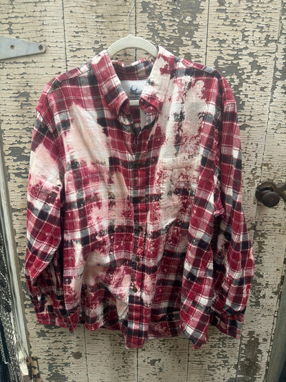 Distressed Flannel- Stevie