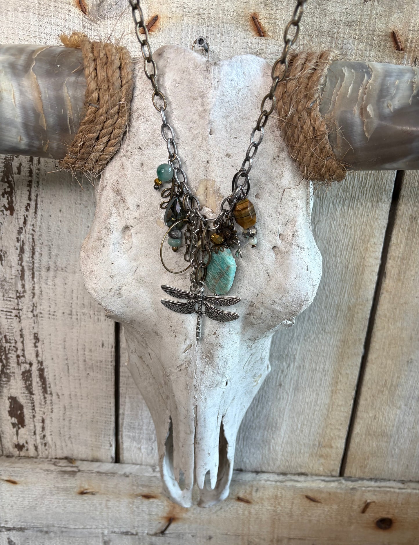 Dragonfly Cluster Necklace FINAL SALE