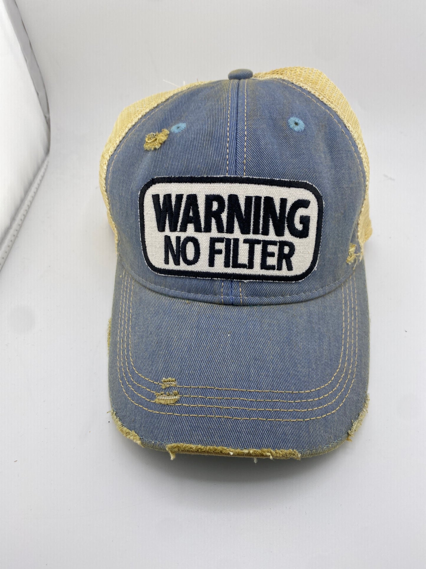 Ball Cap- Warning No Filter