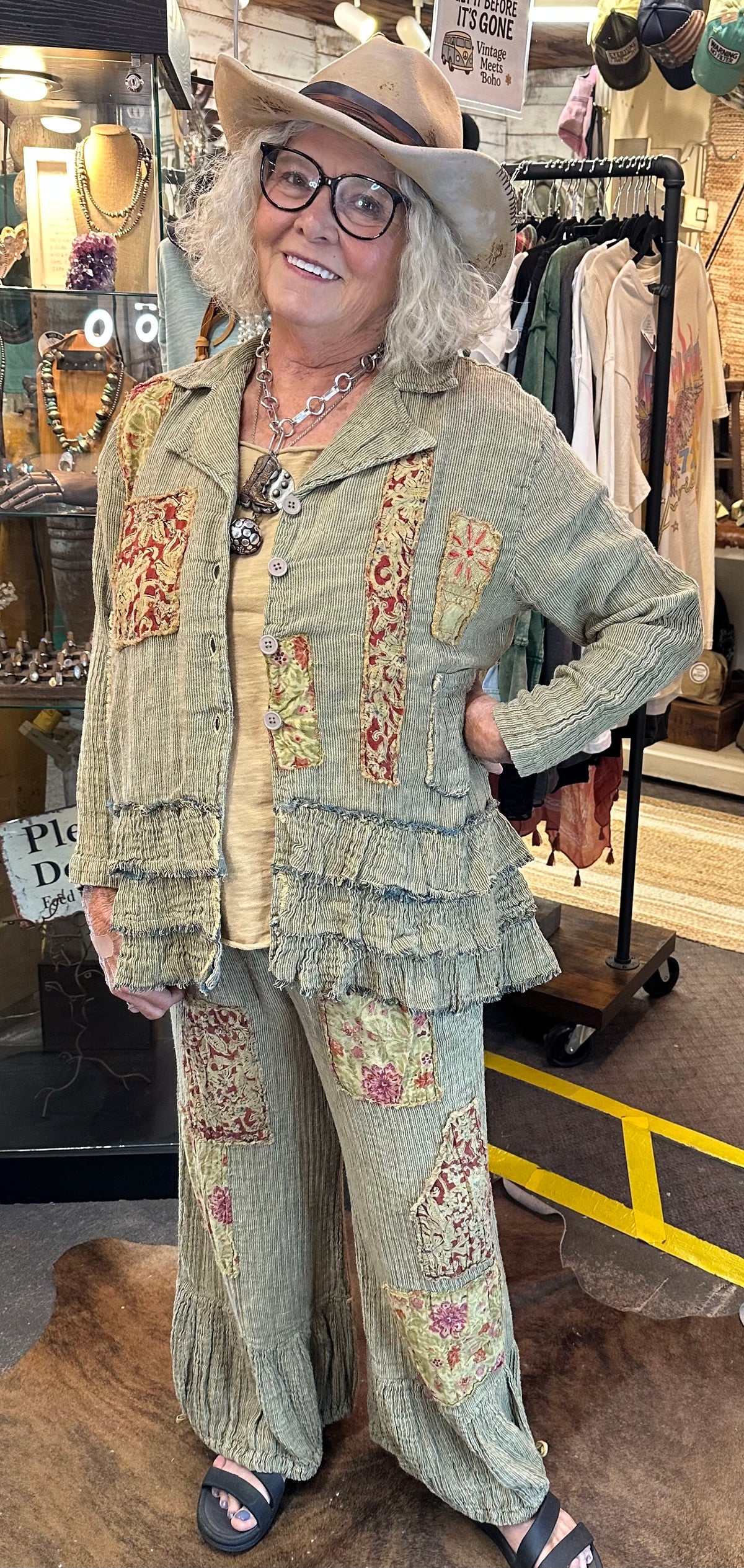 Patchwork jacket