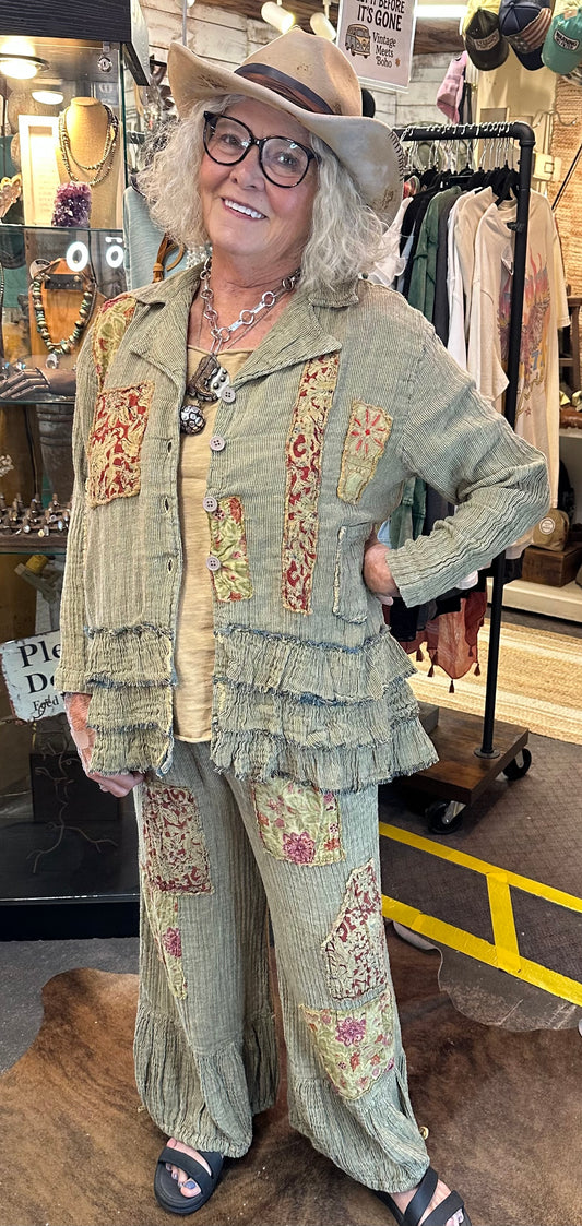 Patchwork jacket