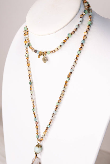 Suri Necklace in Amazonite FINA LSALE