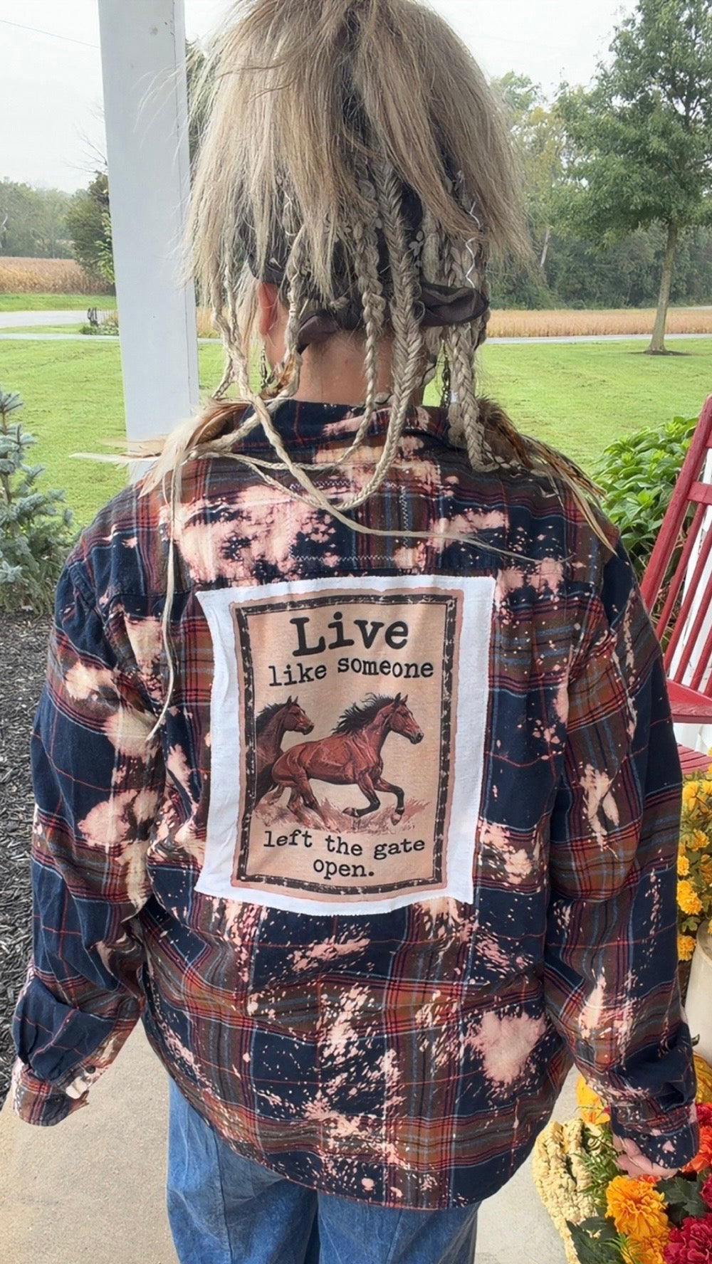 Distressed Flannel - Live Like Someone