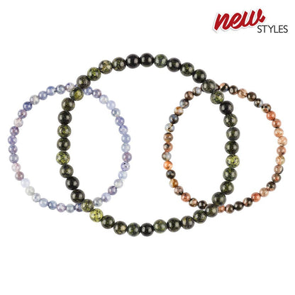 4mm Crystal Gemstone Bracelets