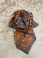 Wild Rag -Rust / Brown Silk