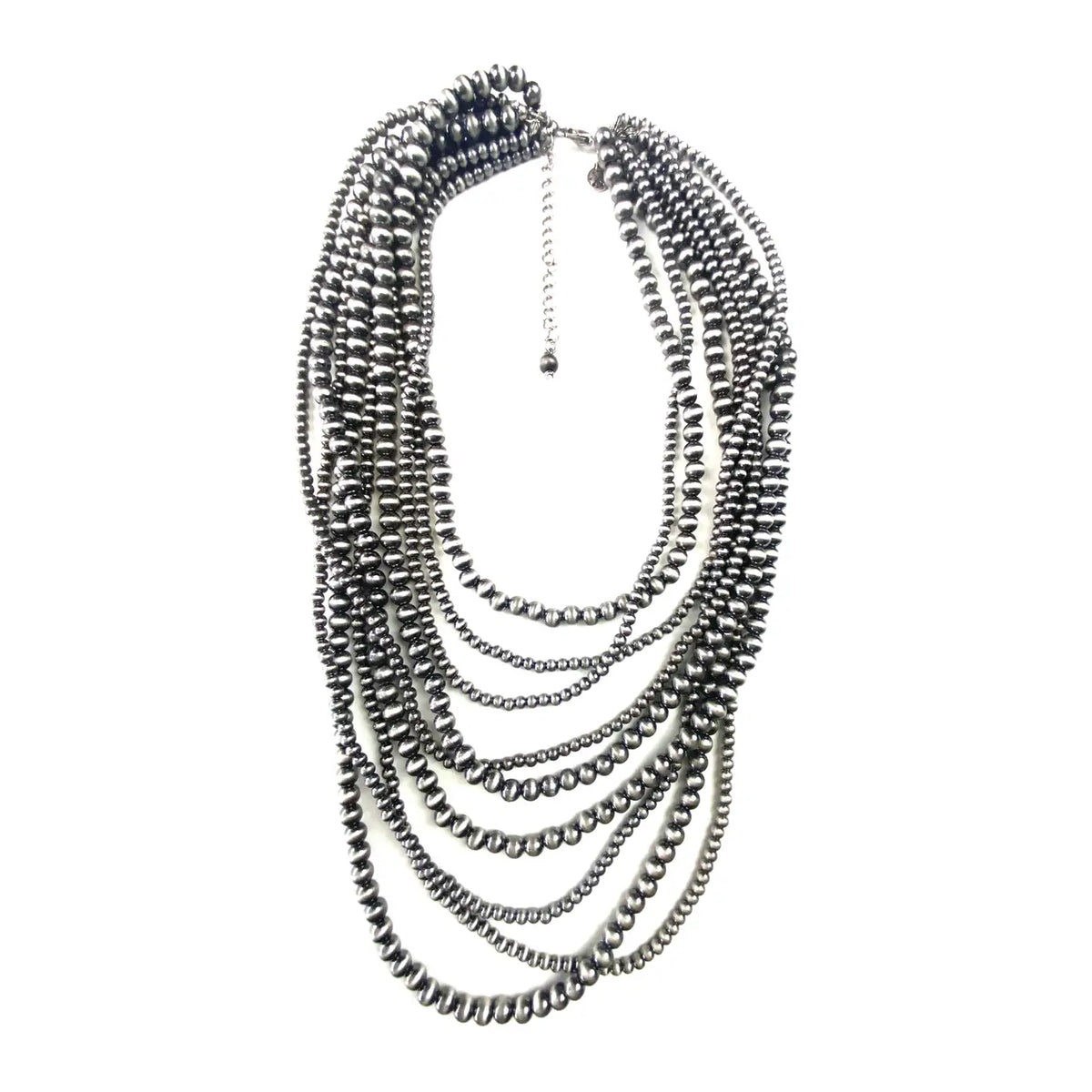 Nk-Multi Std. Mixed Faux Navajo Pearls FINAL SALE
