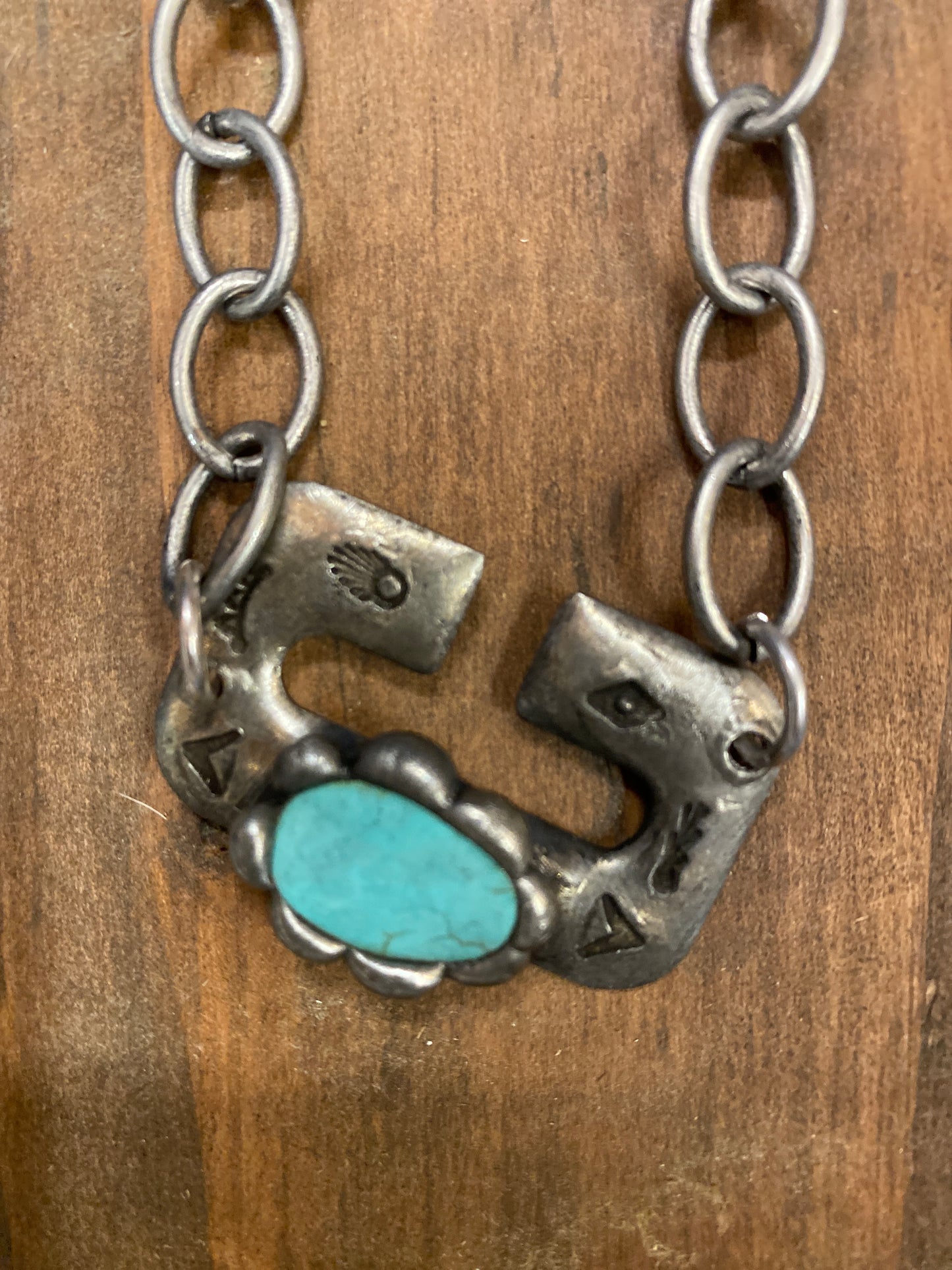 Turquoise Navajos Initials FINAL SALE