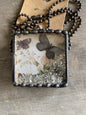 German Glitter Glass Necklace