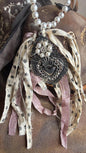 Heart Rag Necklace FINAL SALE