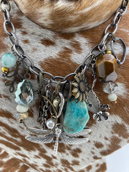 Dragonfly Cluster Necklace FINAL SALE