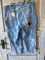 Love Stitched Patchwork Jeans