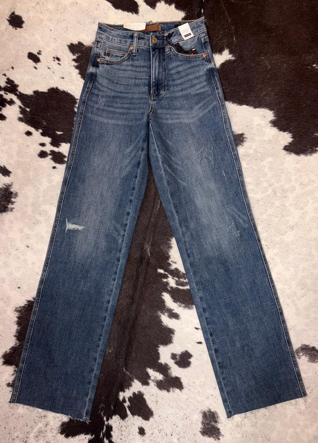 High-waist Tummy Control Straight Jeans FINAL SALE